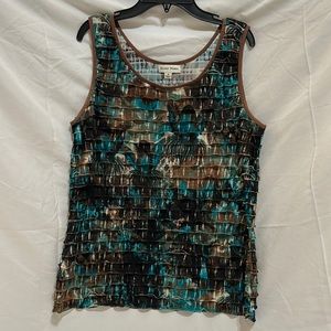 Ruffle Sleeveless Top